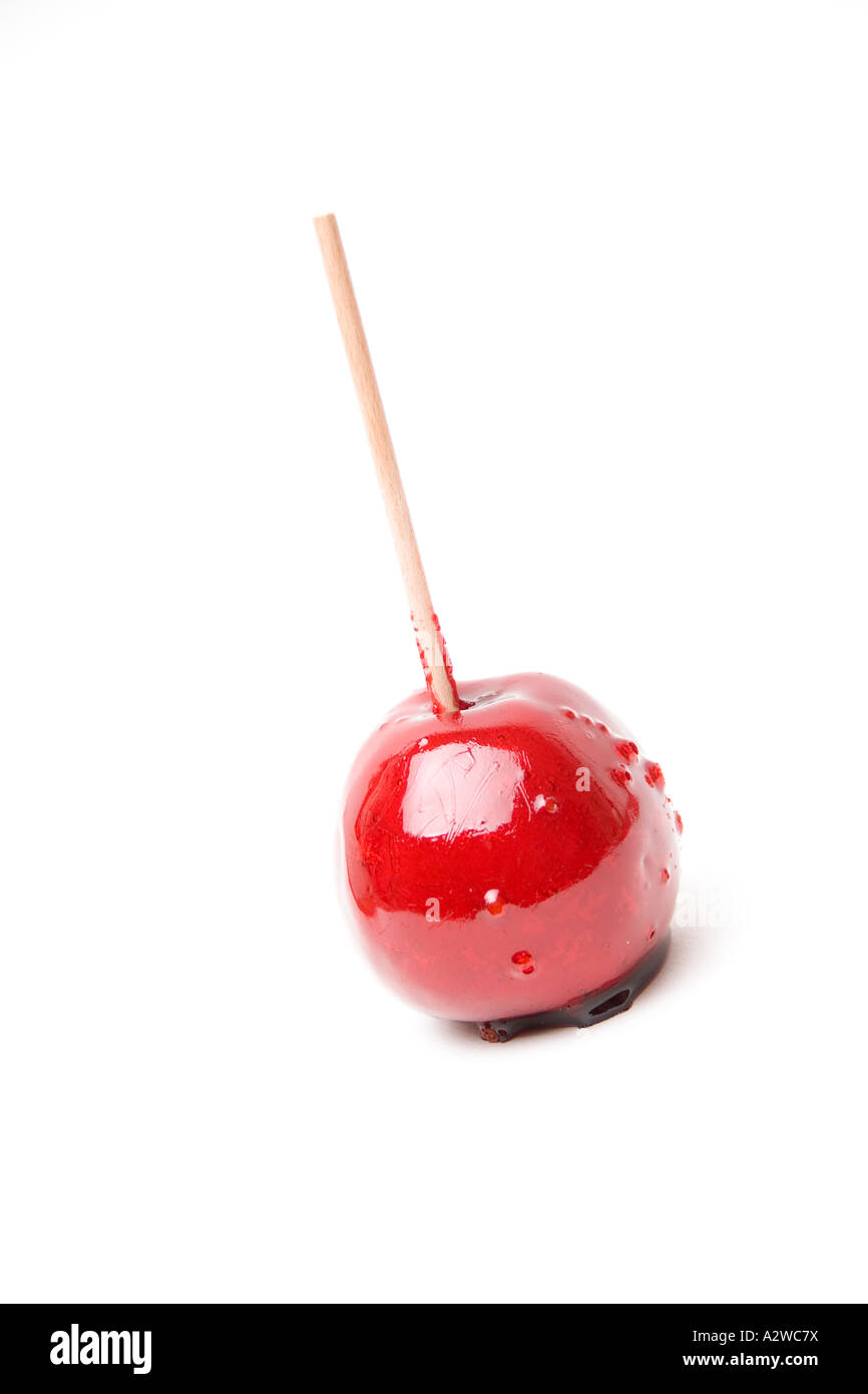red candied apple - Red Candy Apples Stock Photo - Alamy