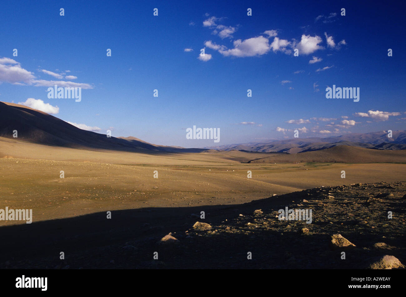 landscape western mongolia Stock Photo