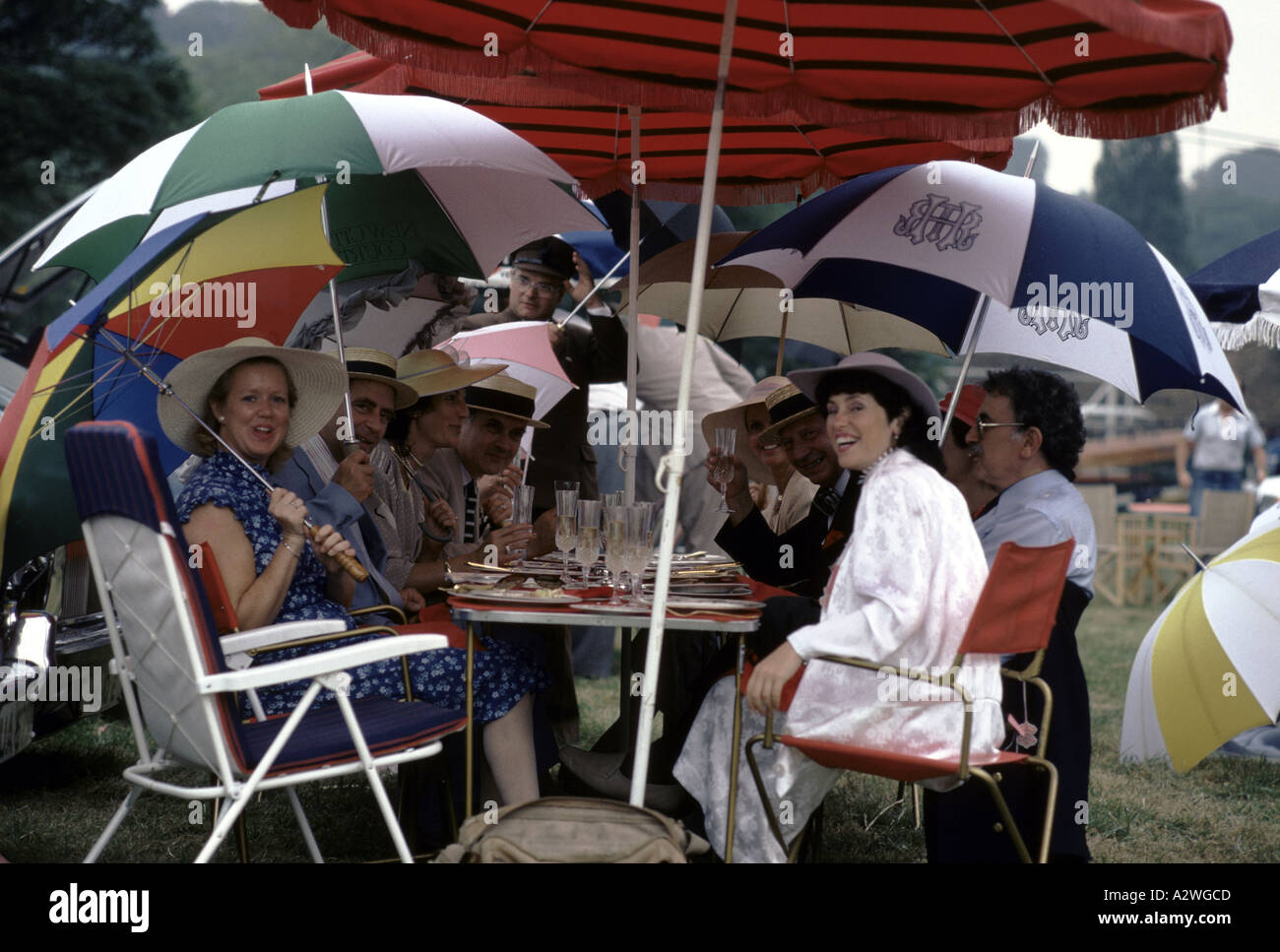 picnic at henley Stock Photo