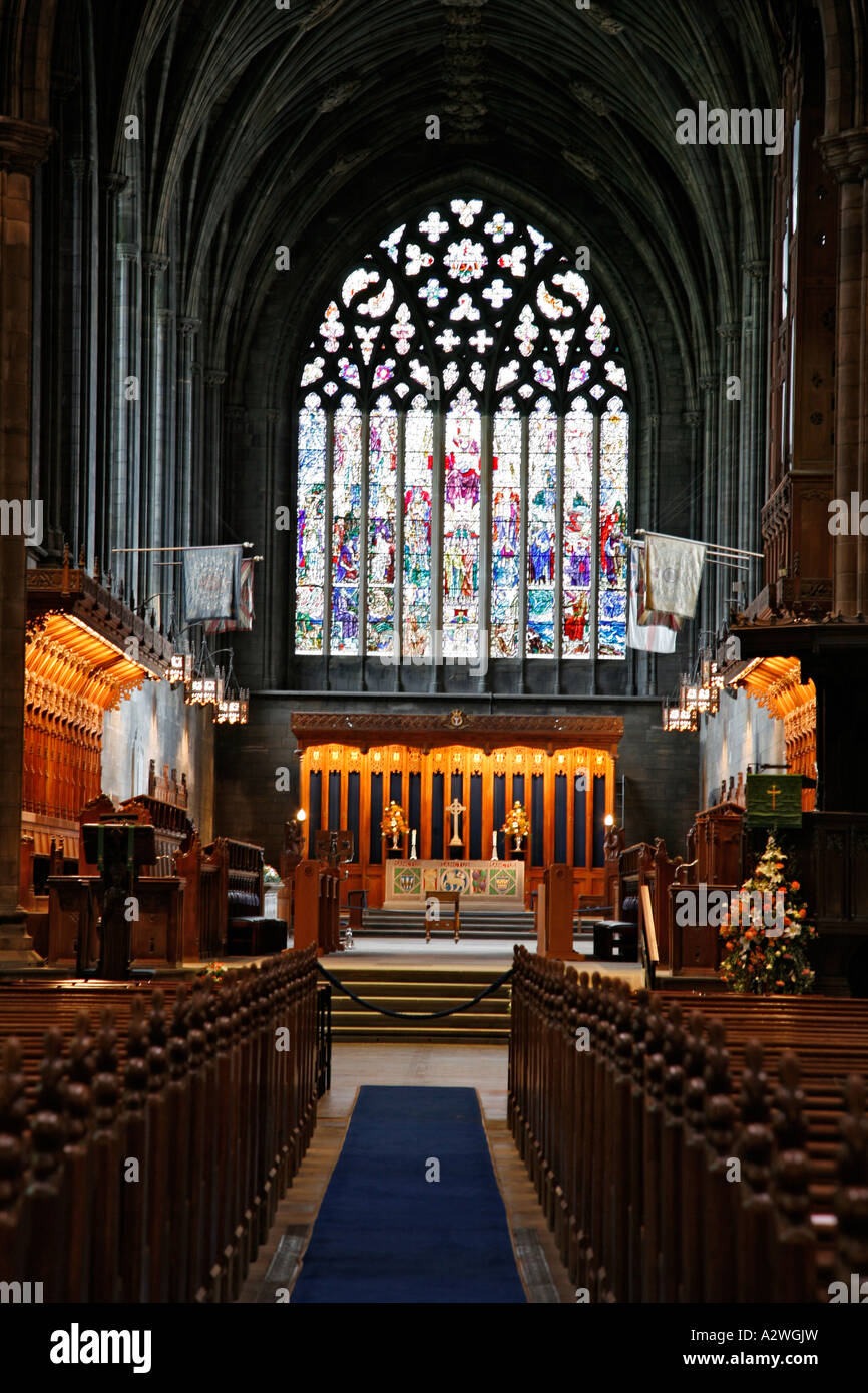 Paisley abbey interior Stock Photo