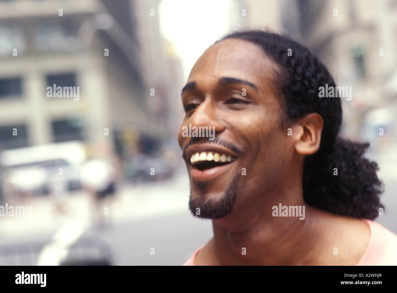 Ecstatic young african man hi-res stock photography and images - Alamy