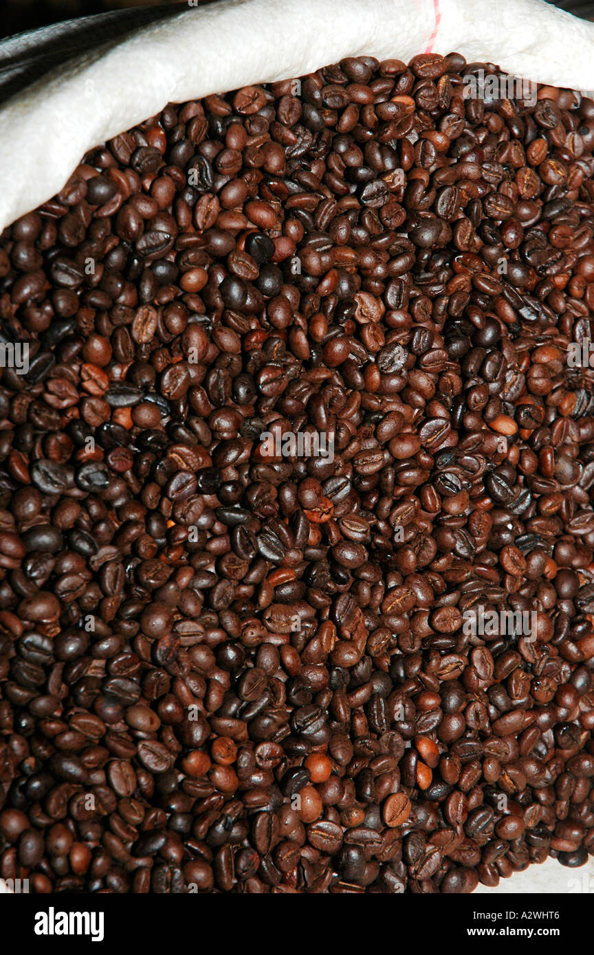 coffee beans at an outdoor market Akko Israel Stock Photo Alamy
