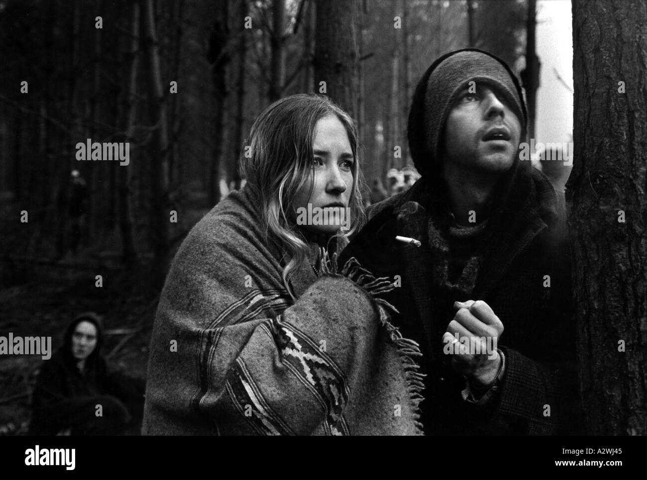 Newbury Bypass anti road protesters. Newbury, England UK 1996 Stock Photo