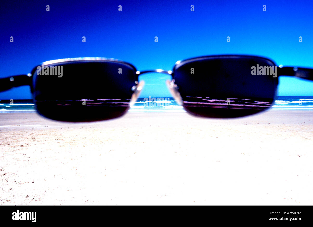 Polarized sunglasses , Australia. Stock Photo