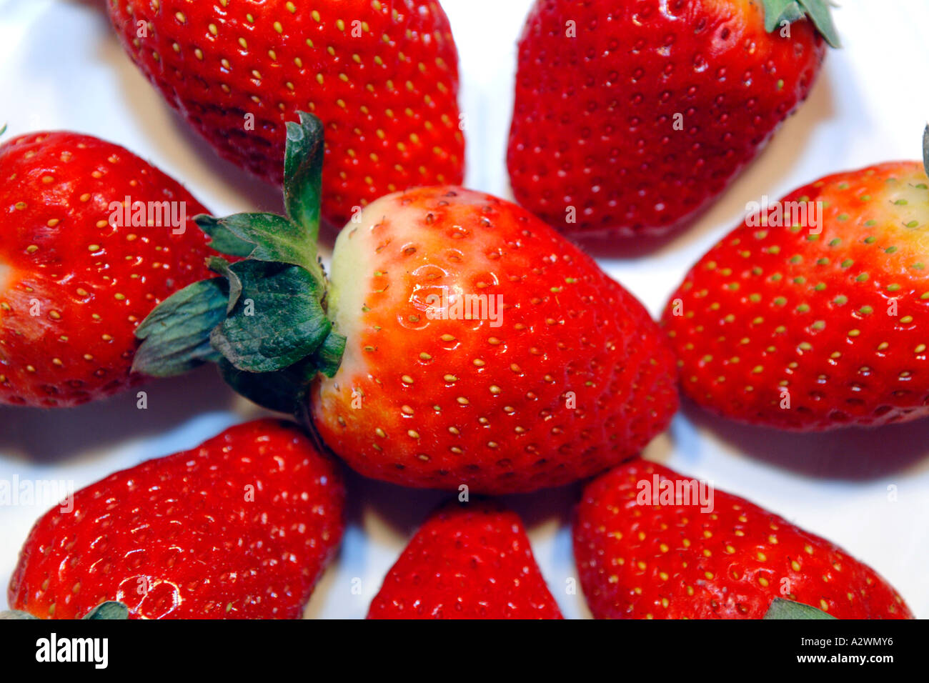 Strawberries background group fresh hi-res stock photography and images ...