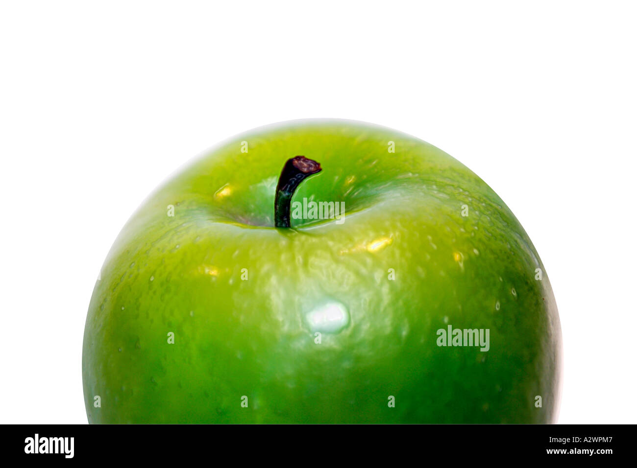 A Bright green "Granny Smith" Apple Stock Photo