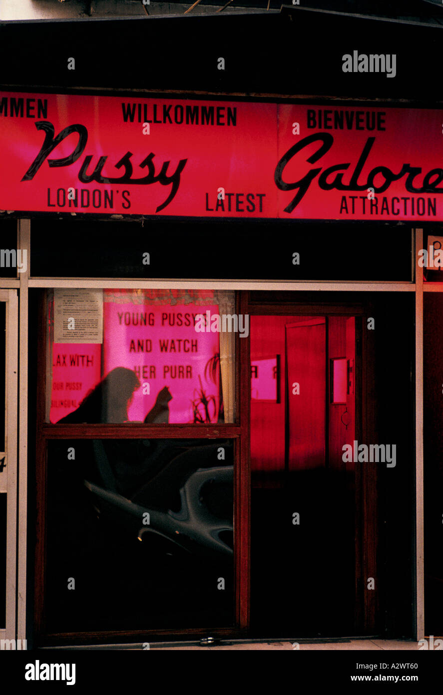 peep show in soho 1991 Stock Photo - Alamy