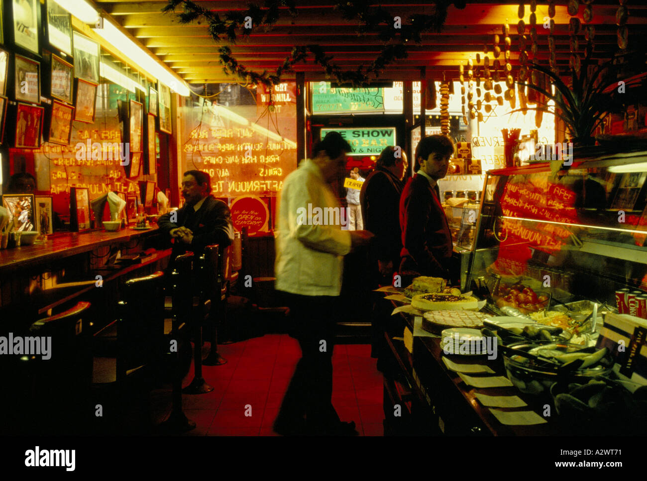 salt beef bar west end london Stock Photo Alamy