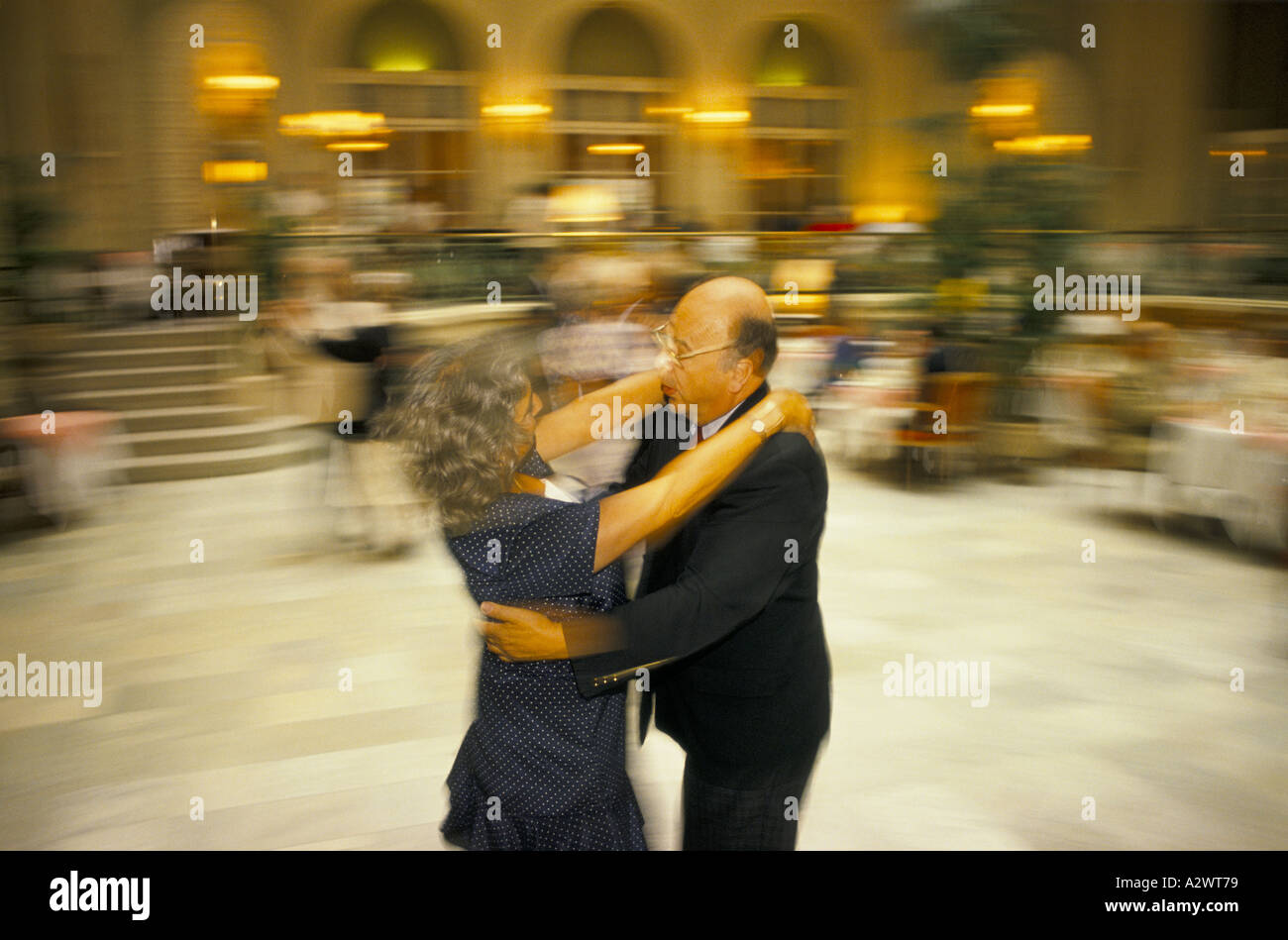 tea dance at the waldorf hotel london 1991 Stock Photo Alamy