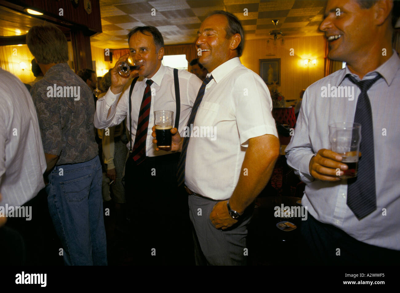 People drinking. Southampton, UK Stock Photo