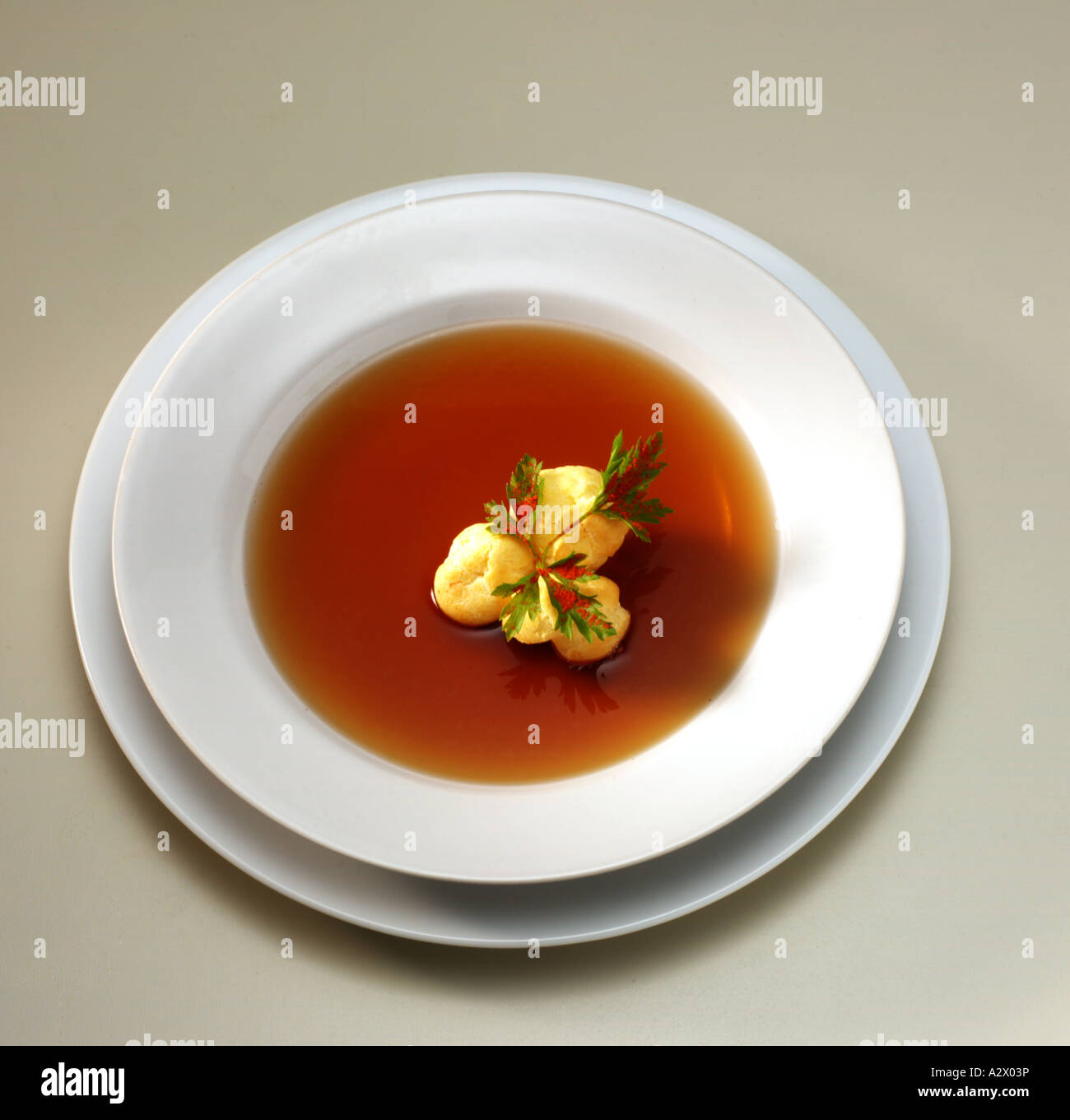 Consomme Stock Photo
