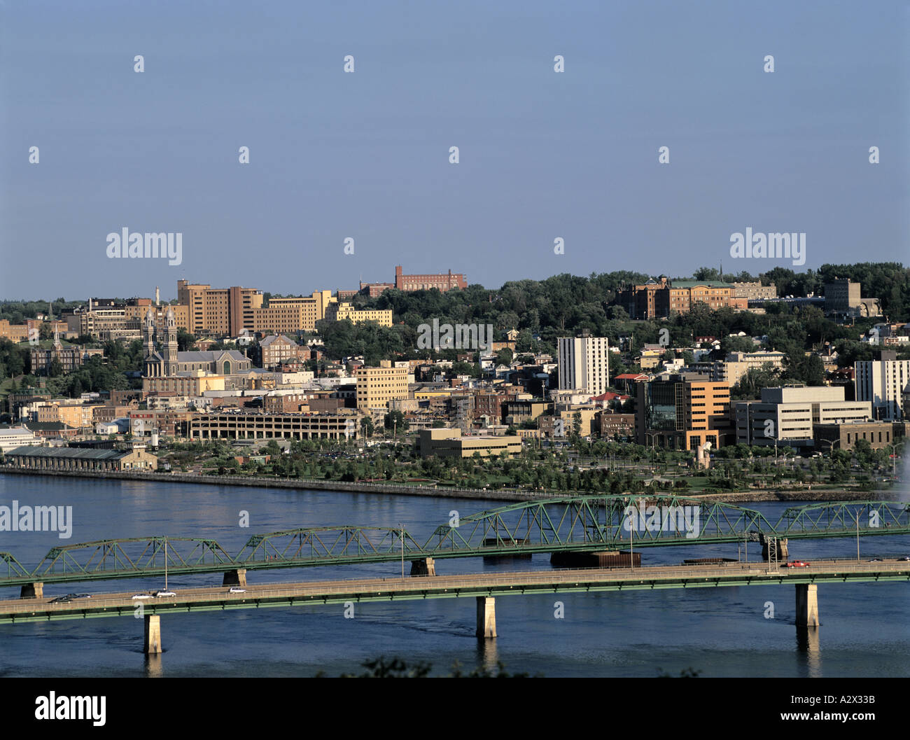 Chicoutimi Saguenay Quebec Province Canada Stock Photo Alamy