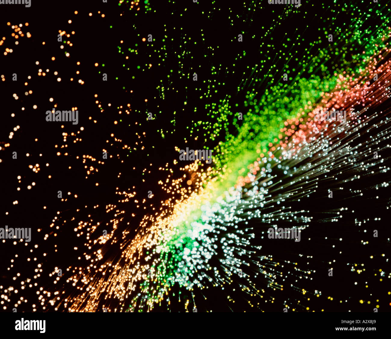 Science & Technology. Close-up Of Fibre Optics Stock Photo - Alamy