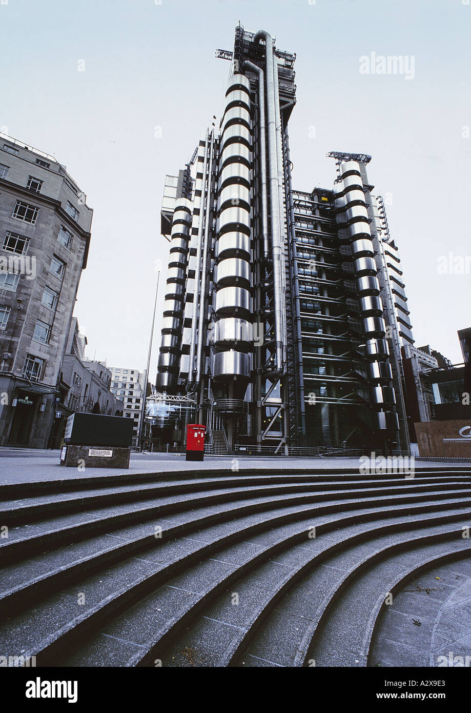 The Lloyds Building by Richard Rogers 1 Lime Street City London Stock Photo