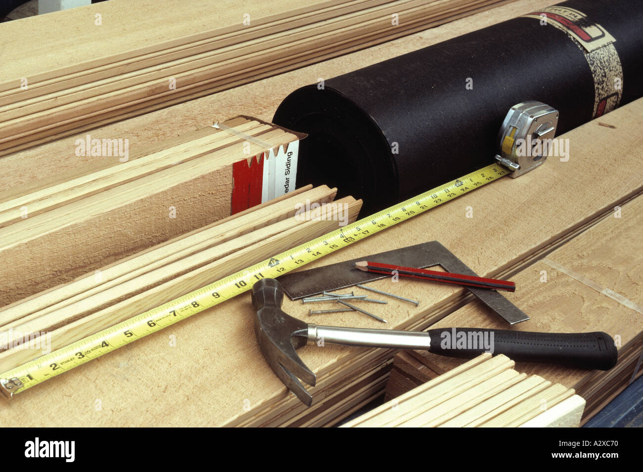 Construction tools box hi-res stock photography and images - Alamy