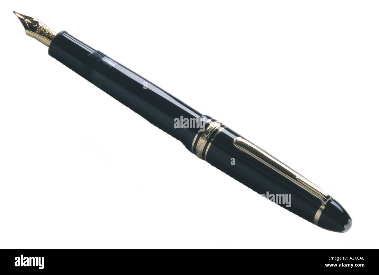 pen silhouetted on white background Stock Photo