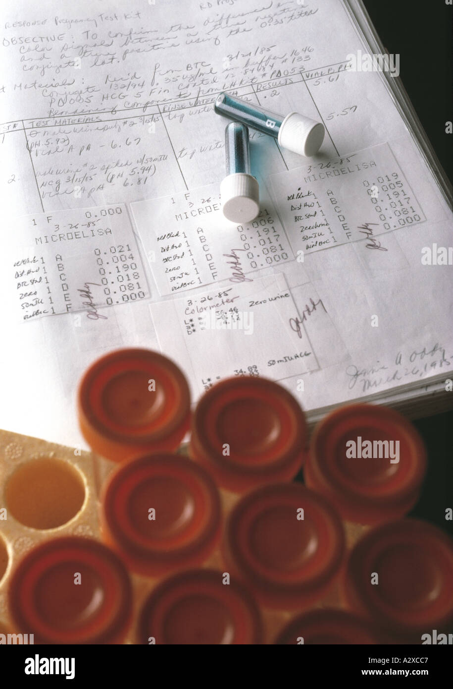 Scientific lab samples Stock Photo Alamy