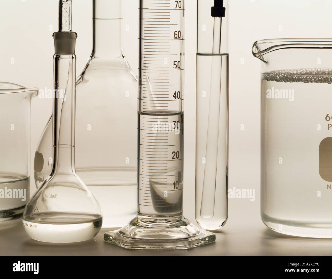 Still life. Laboratory glassware Stock Photo Alamy