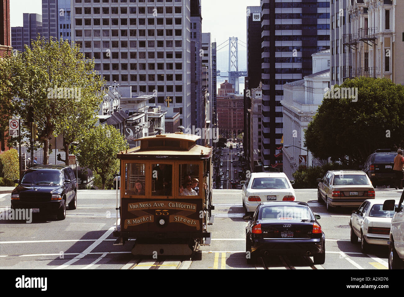 Powell Street San Francisco Stock Photo