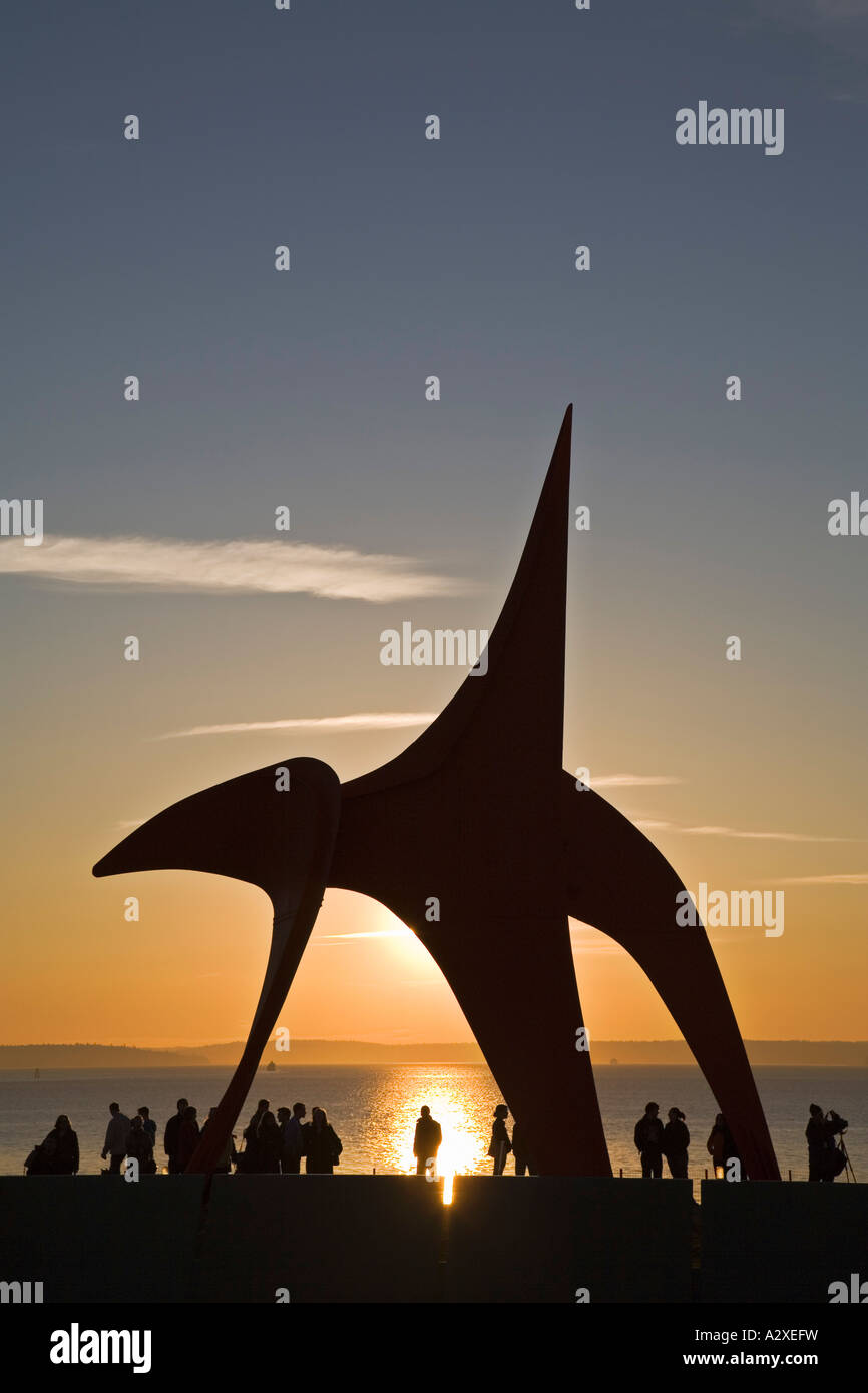 Olympic Sculpture Park, Seattle Art Museum, Seattle, Washington USA Stock Photo Alamy