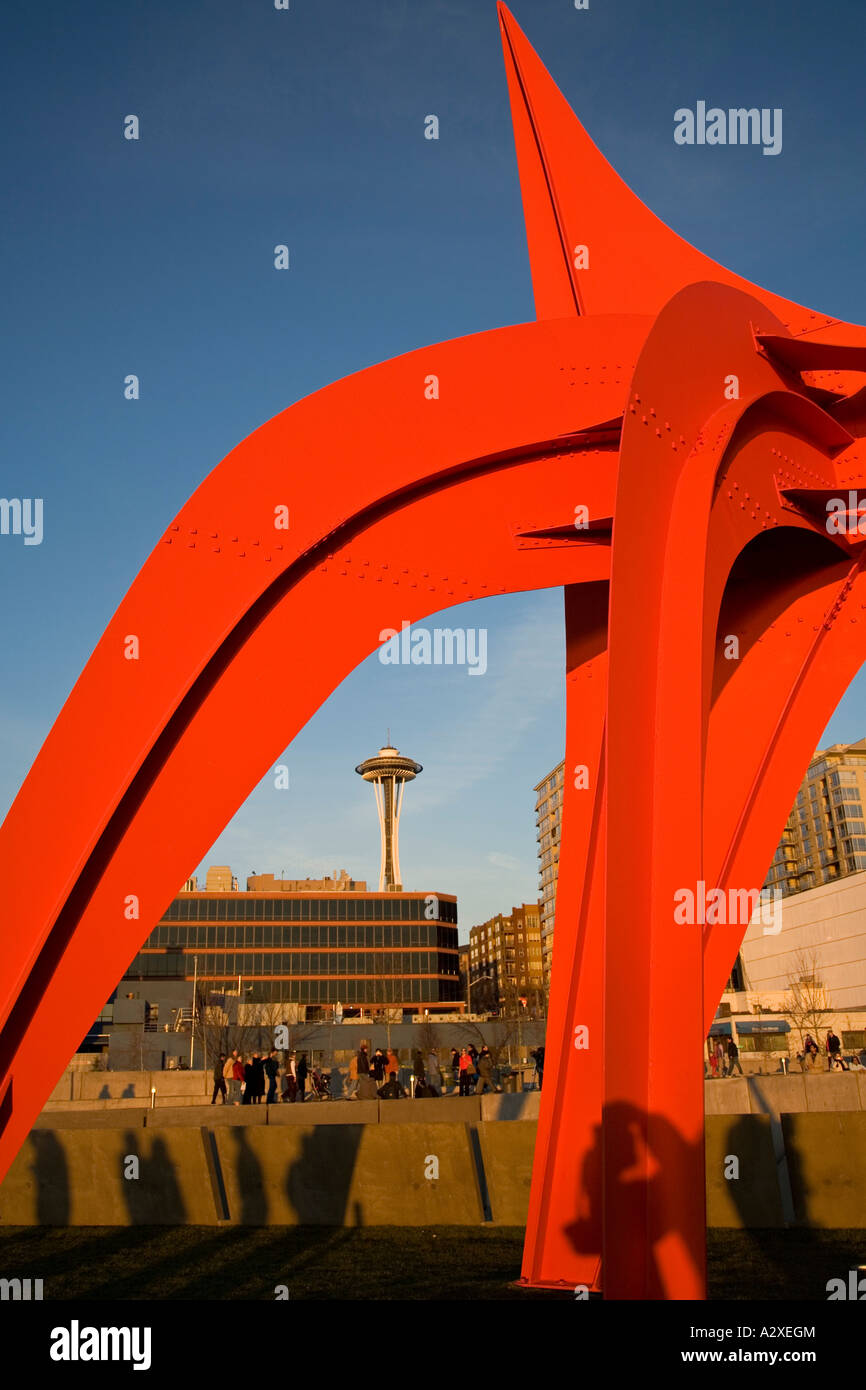 Olympic Sculpture Park, Seattle Art Museum, Seattle, Washington USA Stock Photo Alamy