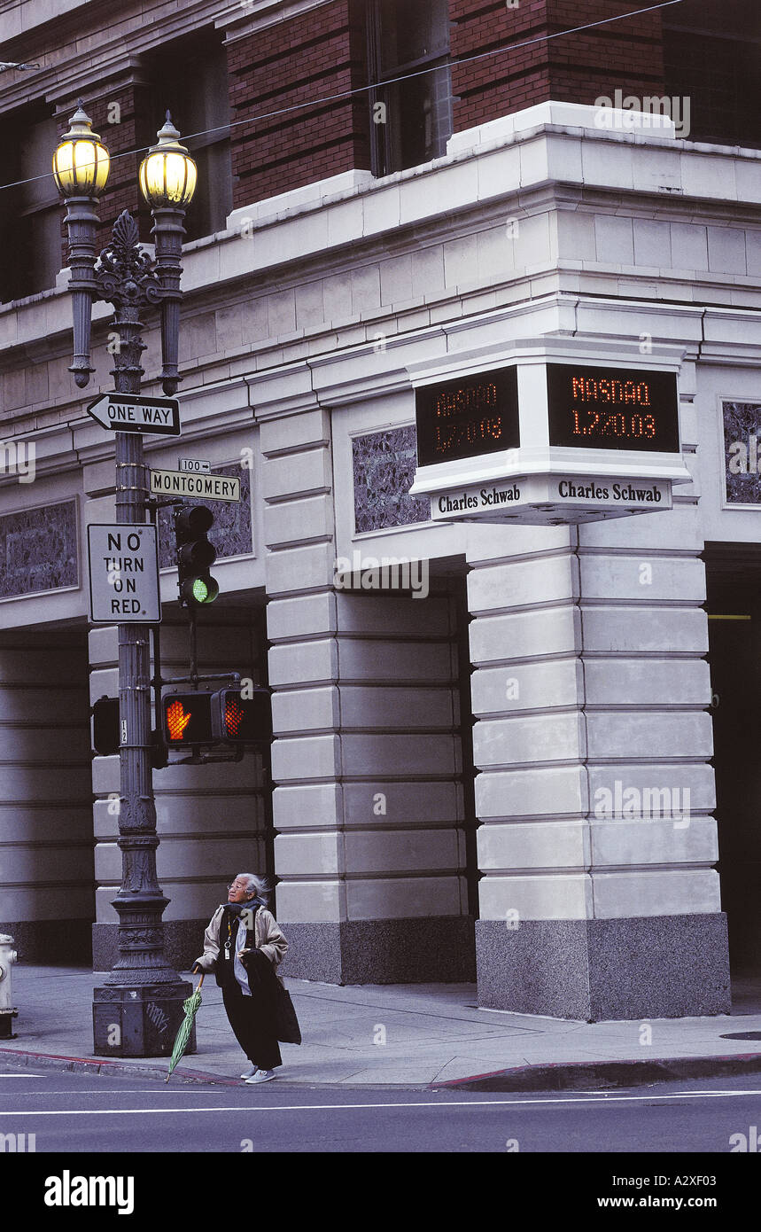 Financial District 101 Montgomery Street San Francisco Stock Photo