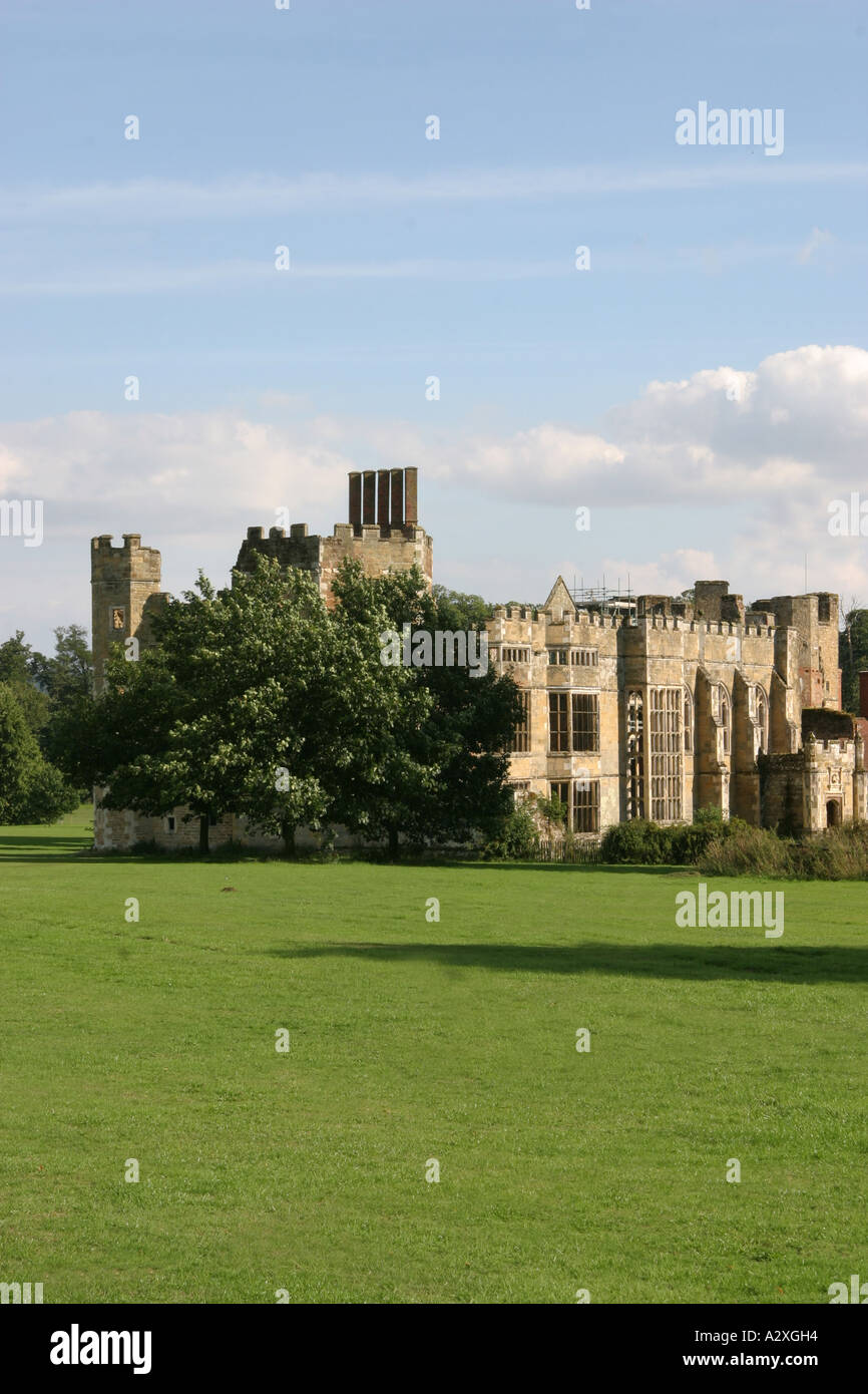 Cowdray Ruins, Midhurst, West Sussex, UK. Next to the famous Lawns Polo