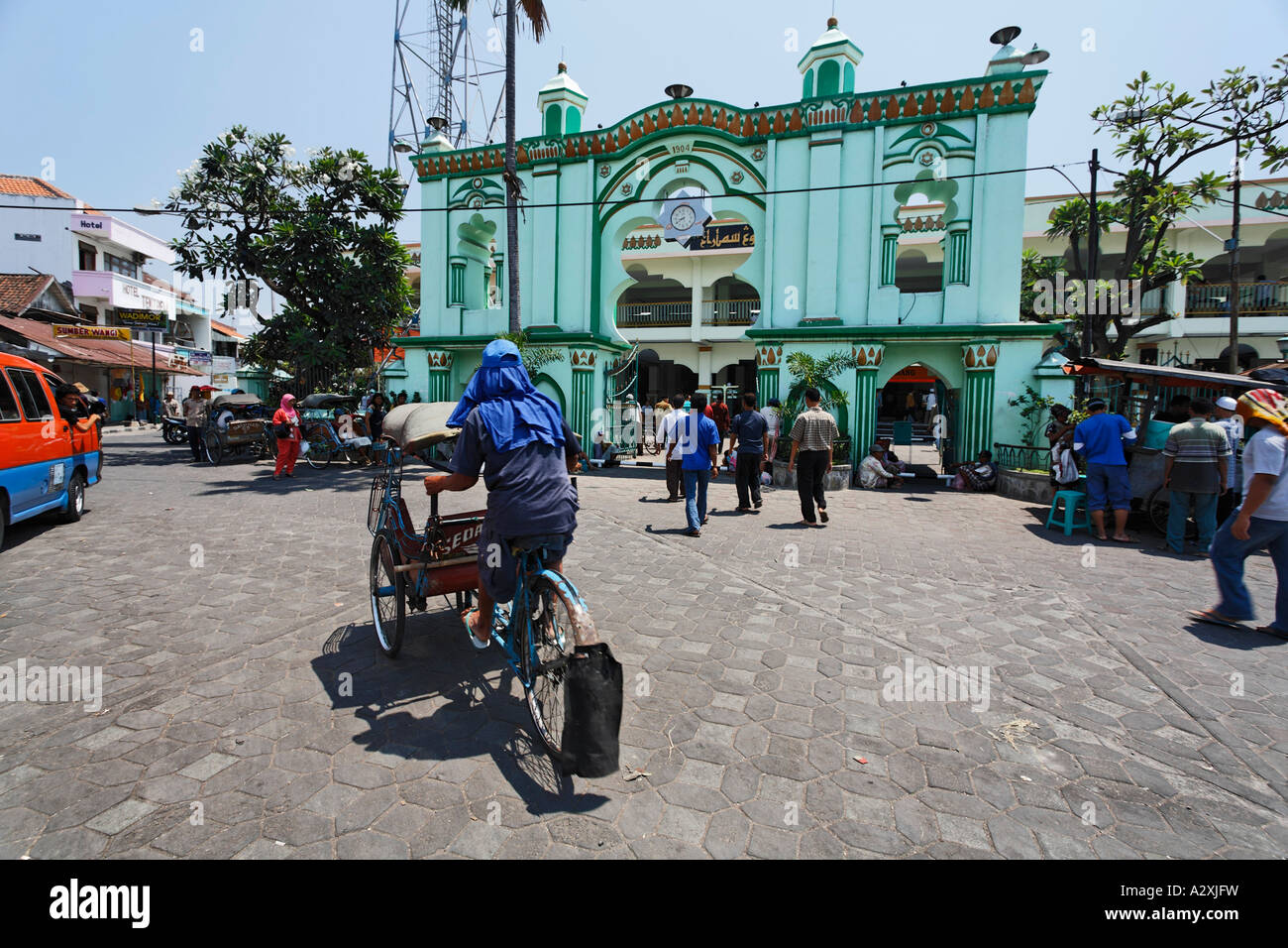 Mosque in the center of Semarang, Central-Java, Indonesia Stock Photo