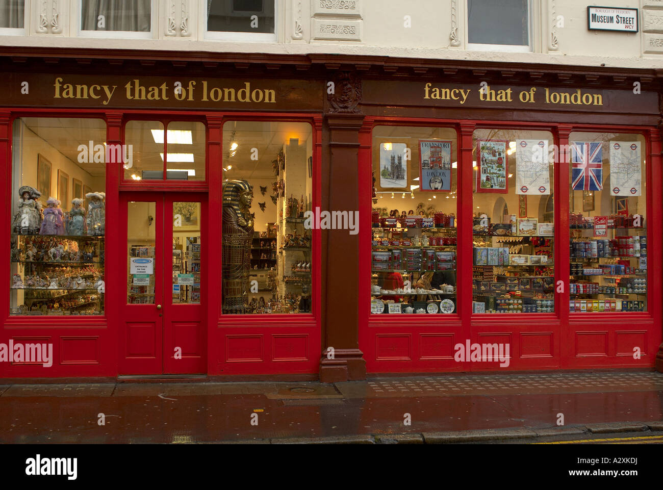"Fancy That of London" Souvenirs and Gifts Museum Street branch London