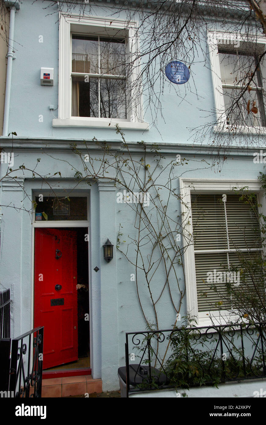 The house in Portobello Road where George Orwell lived in 1927 Stock Photo