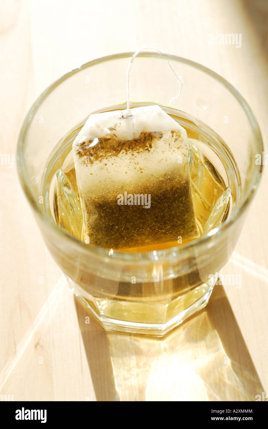 Tea bag with fennel seed Stock Photo Alamy