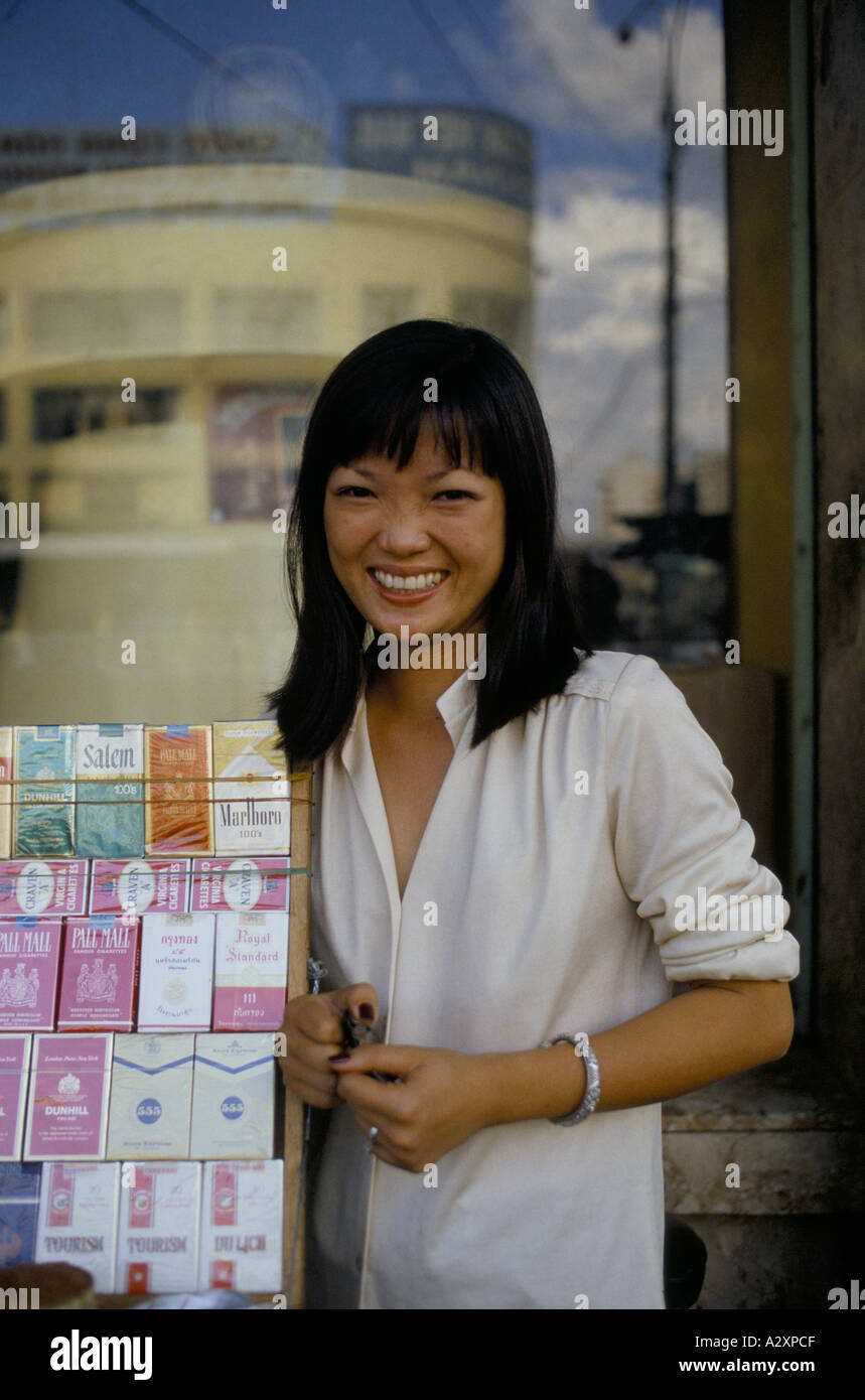 cigarette vendor ho chi minh city Stock Photo Alamy