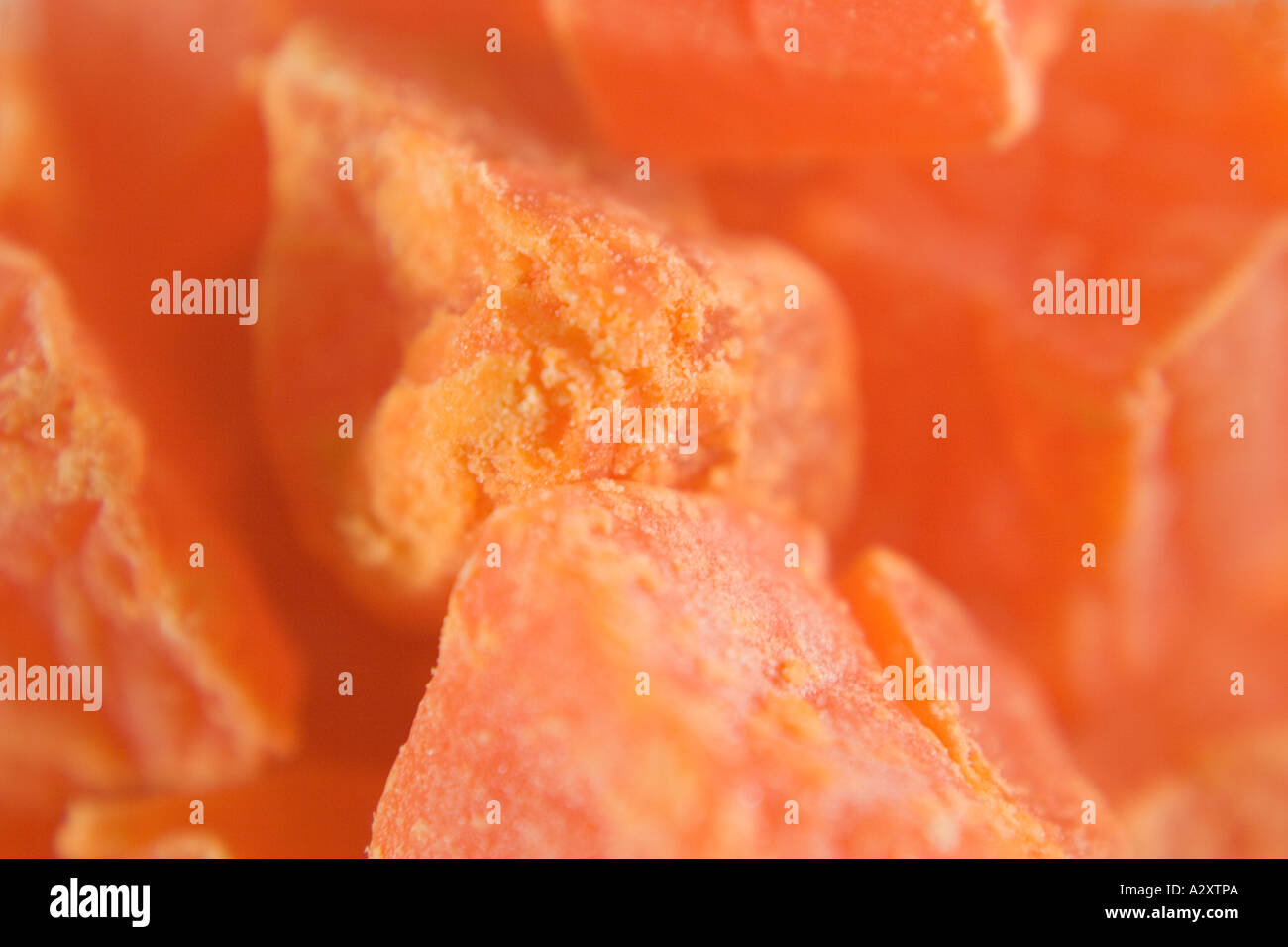 Dried Papaya Chunks Stock Photo Alamy