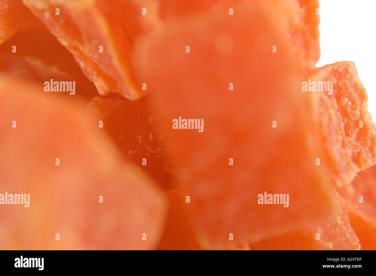 Dried Papaya Chunks Stock Photo Alamy