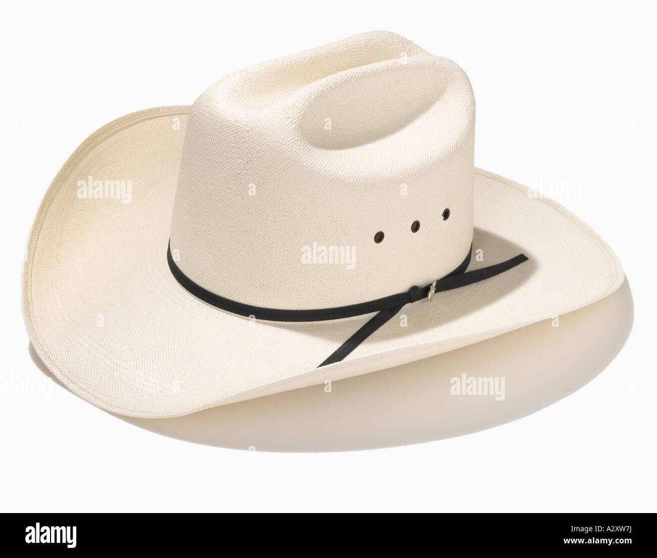 straw Cowboy hat Stock Photo