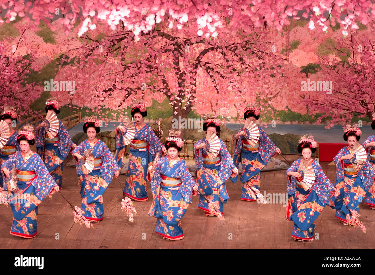 Miyako Odori Spring Dance Performance Kyoto Japan Stock Photo Alamy