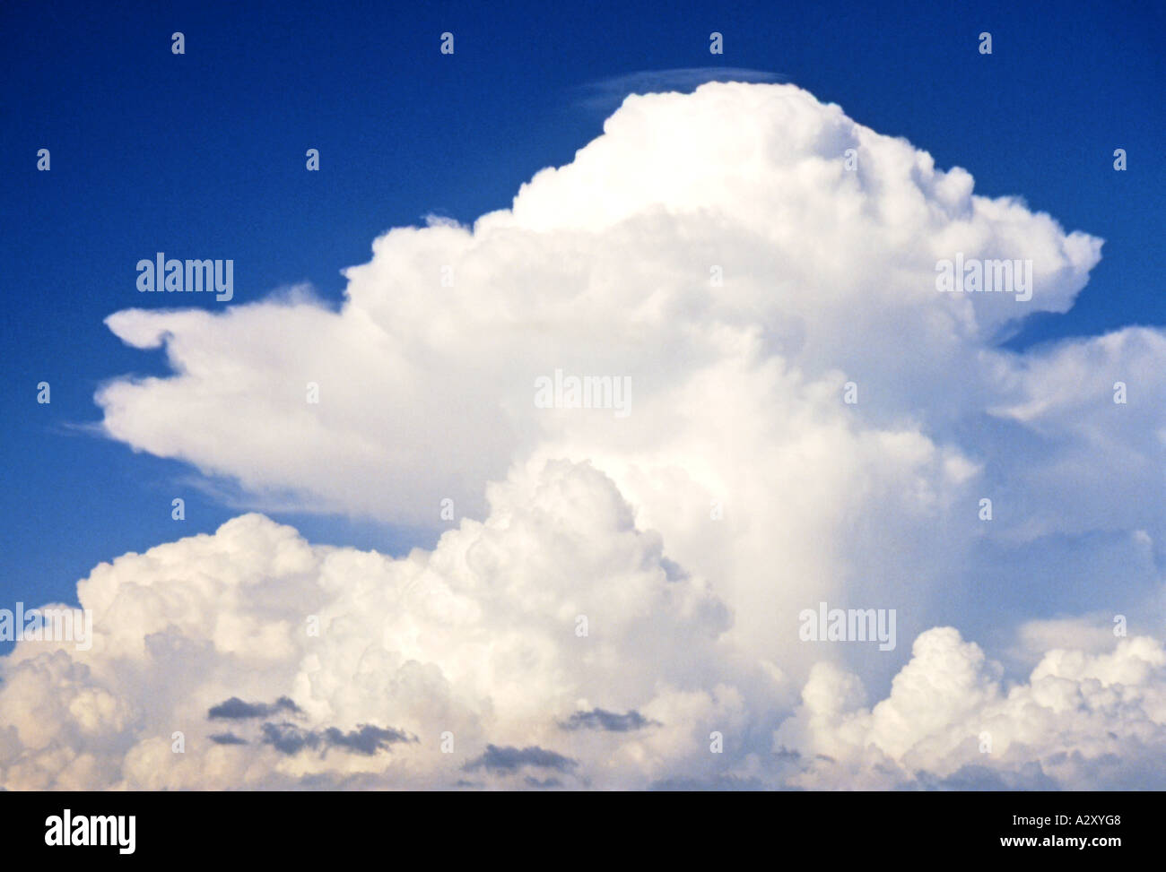 Cumulus Nimbus Cloud Formation Stock Photo