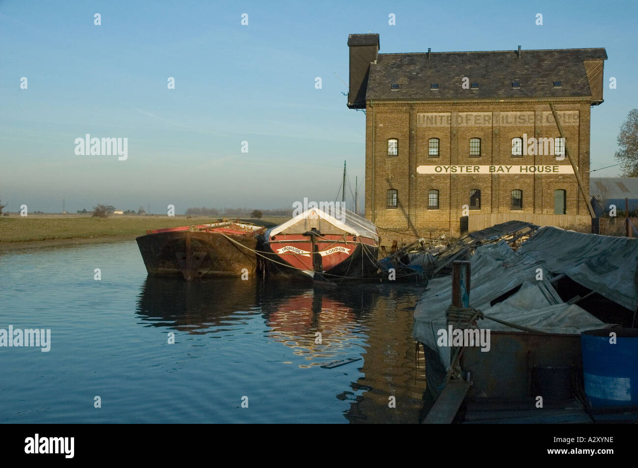 Oyster Bay House, Faversham waterfront, Kent Stock Photo Alamy