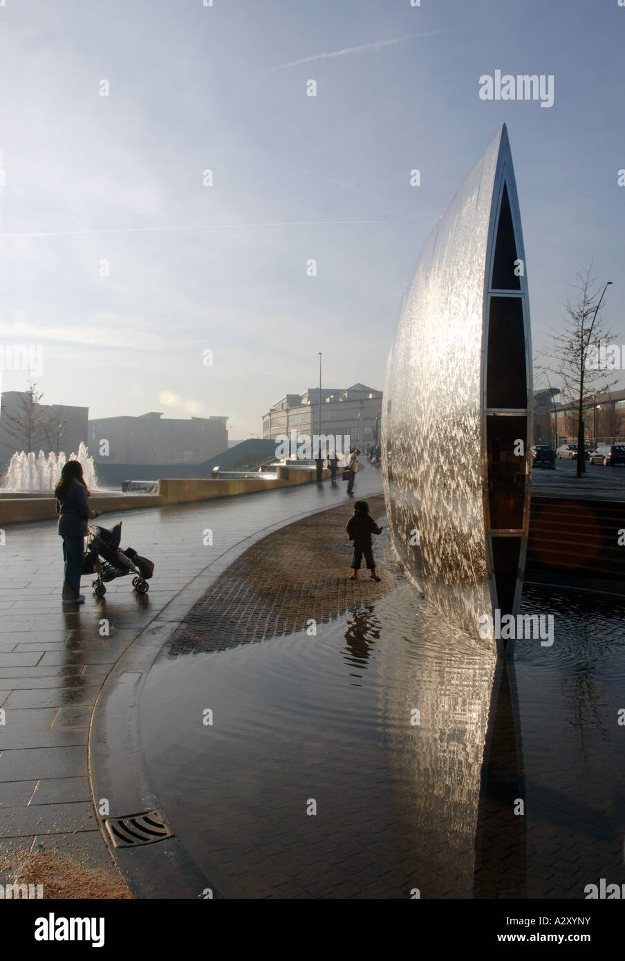 Sheaf Square Sheffield South Yorkshire England Stock Photo