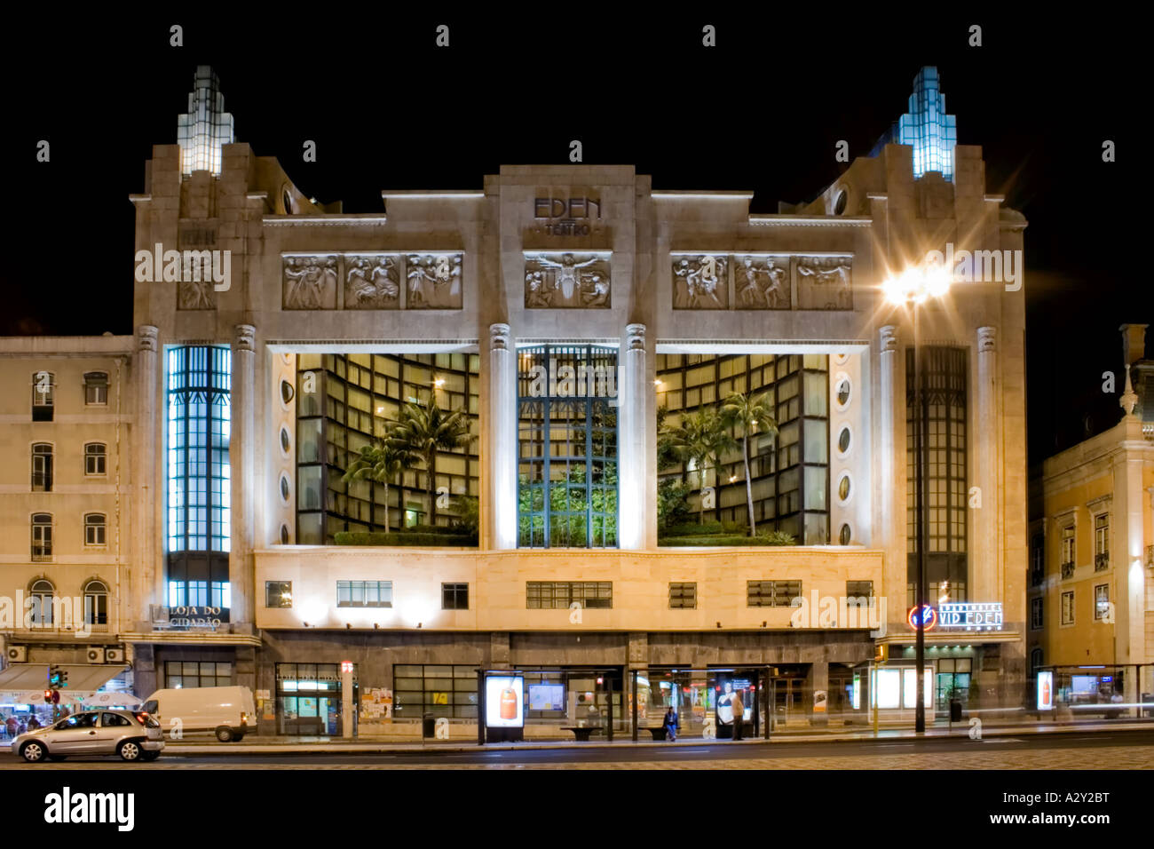 Eden Hotel in Lisbon, Portugal. A former cinema / theatre conceived by