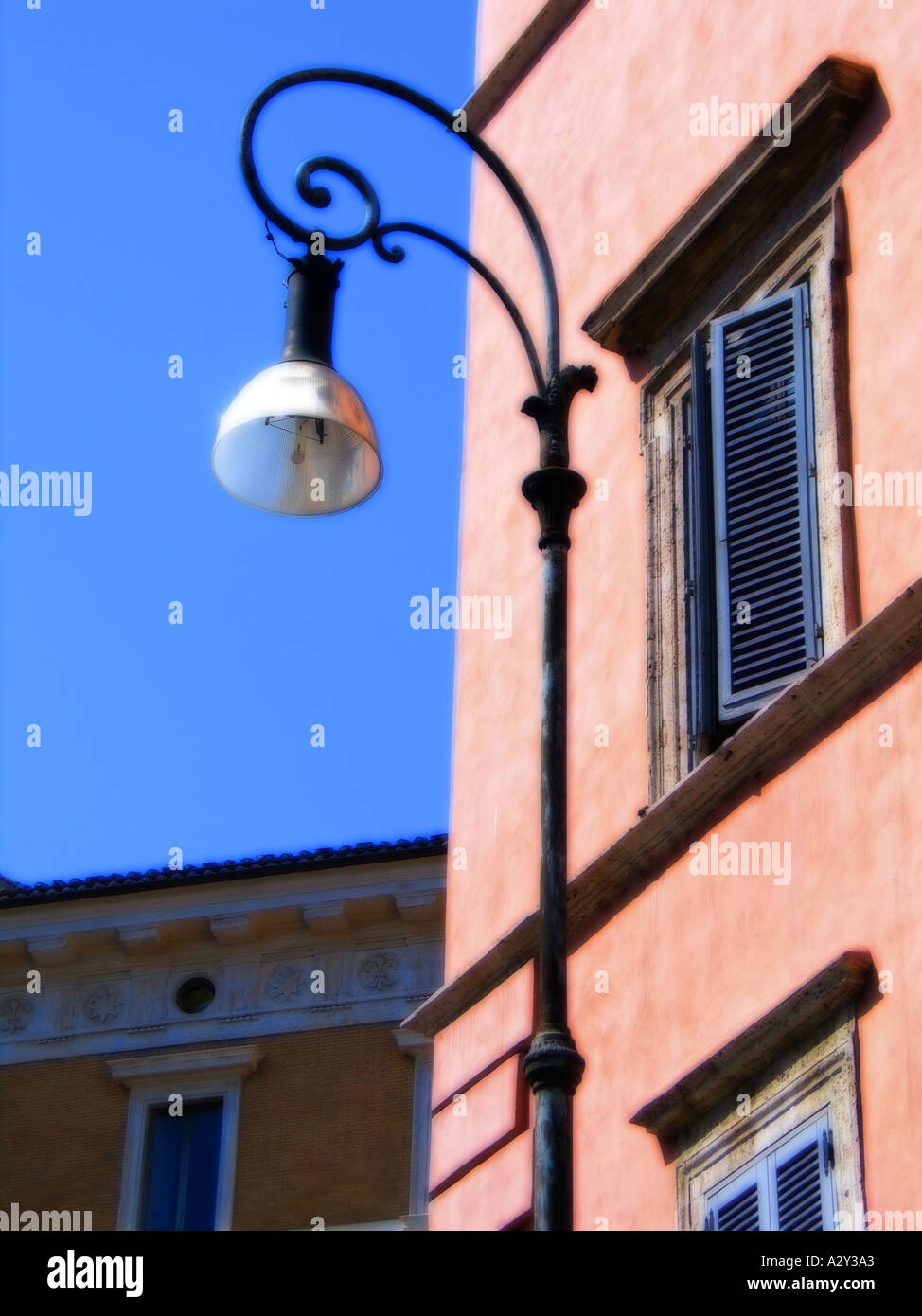 Pink street lamp hi-res stock photography and images - Alamy