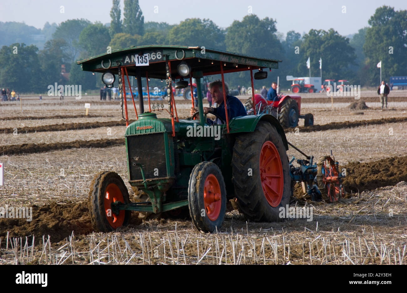 Fordson tractor working at the 56th National Ploughing Championships