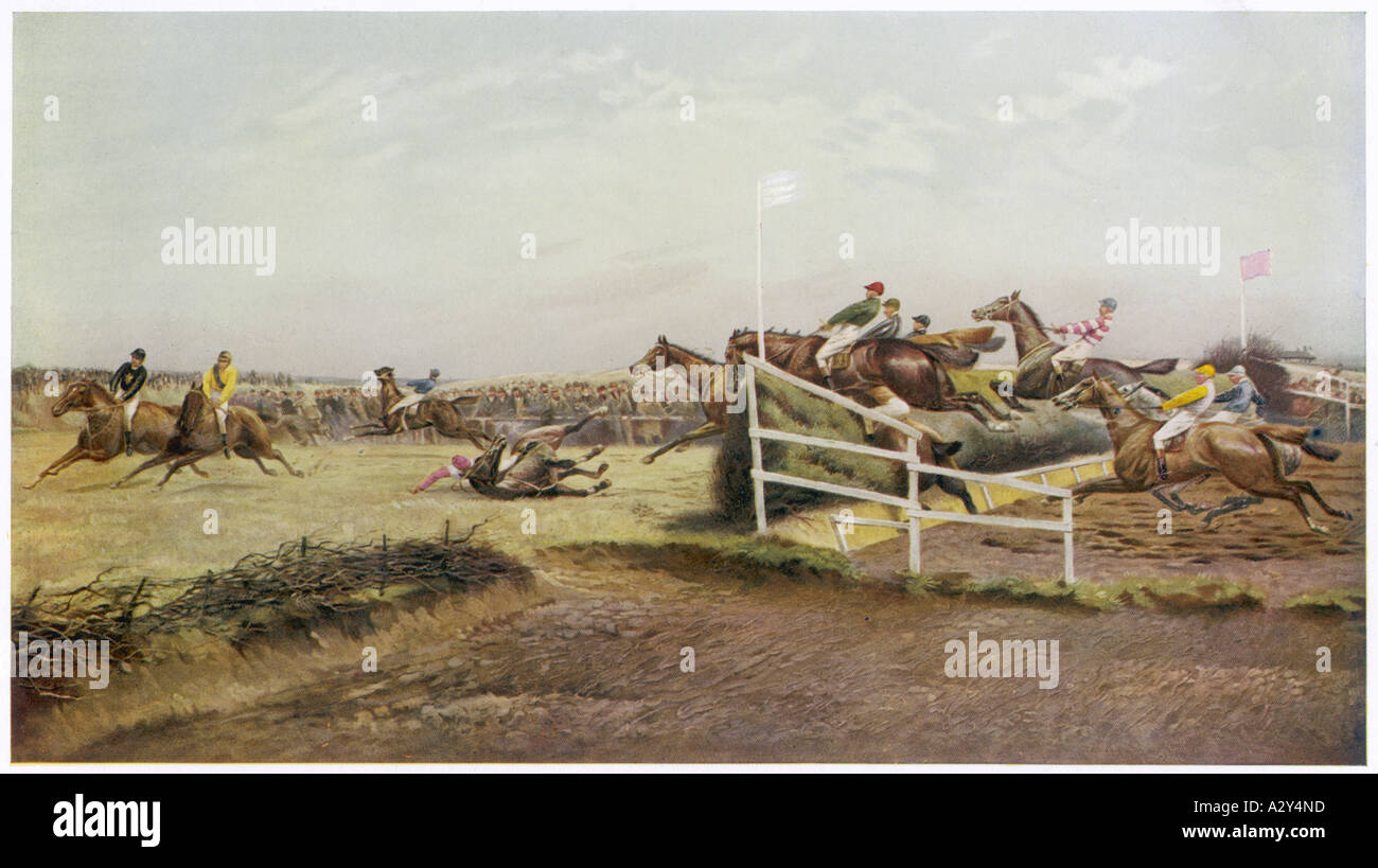 The grand national horse race hi-res stock photography and images - Alamy