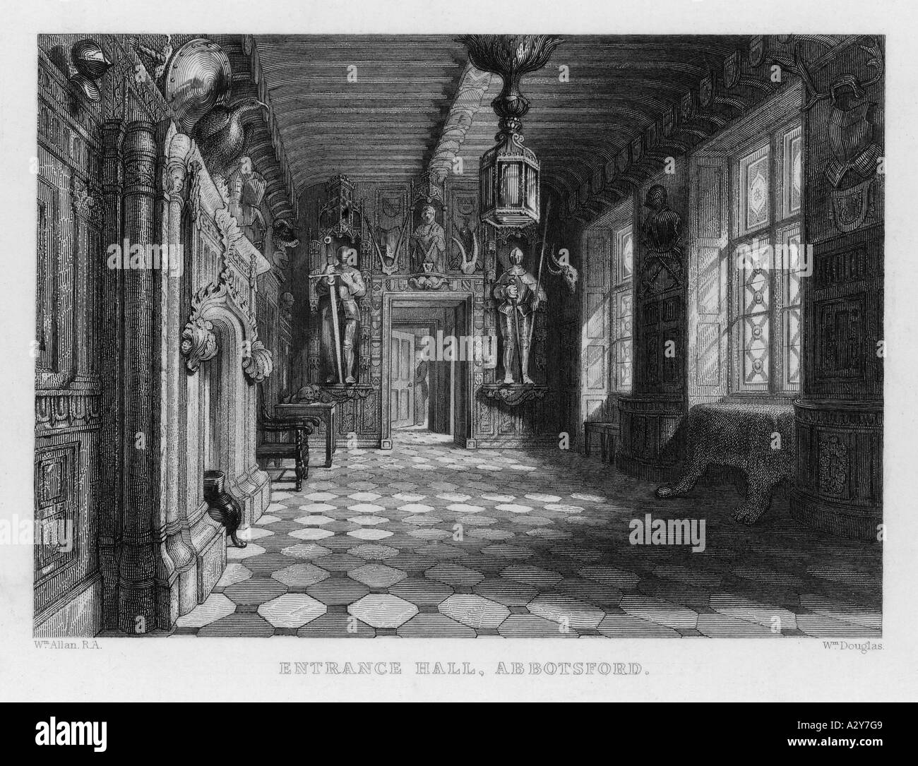 Medieval hall fireplace hi-res stock photography and images - Alamy