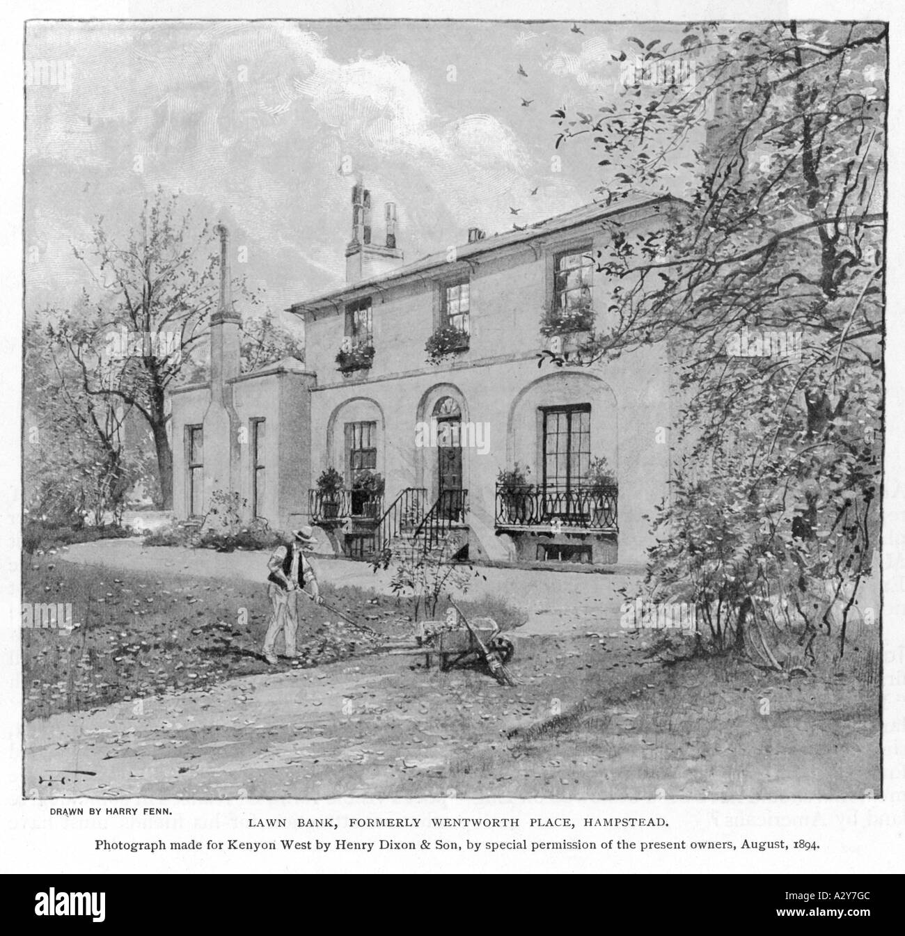 Keats Wentworth Place Stock Photo Alamy