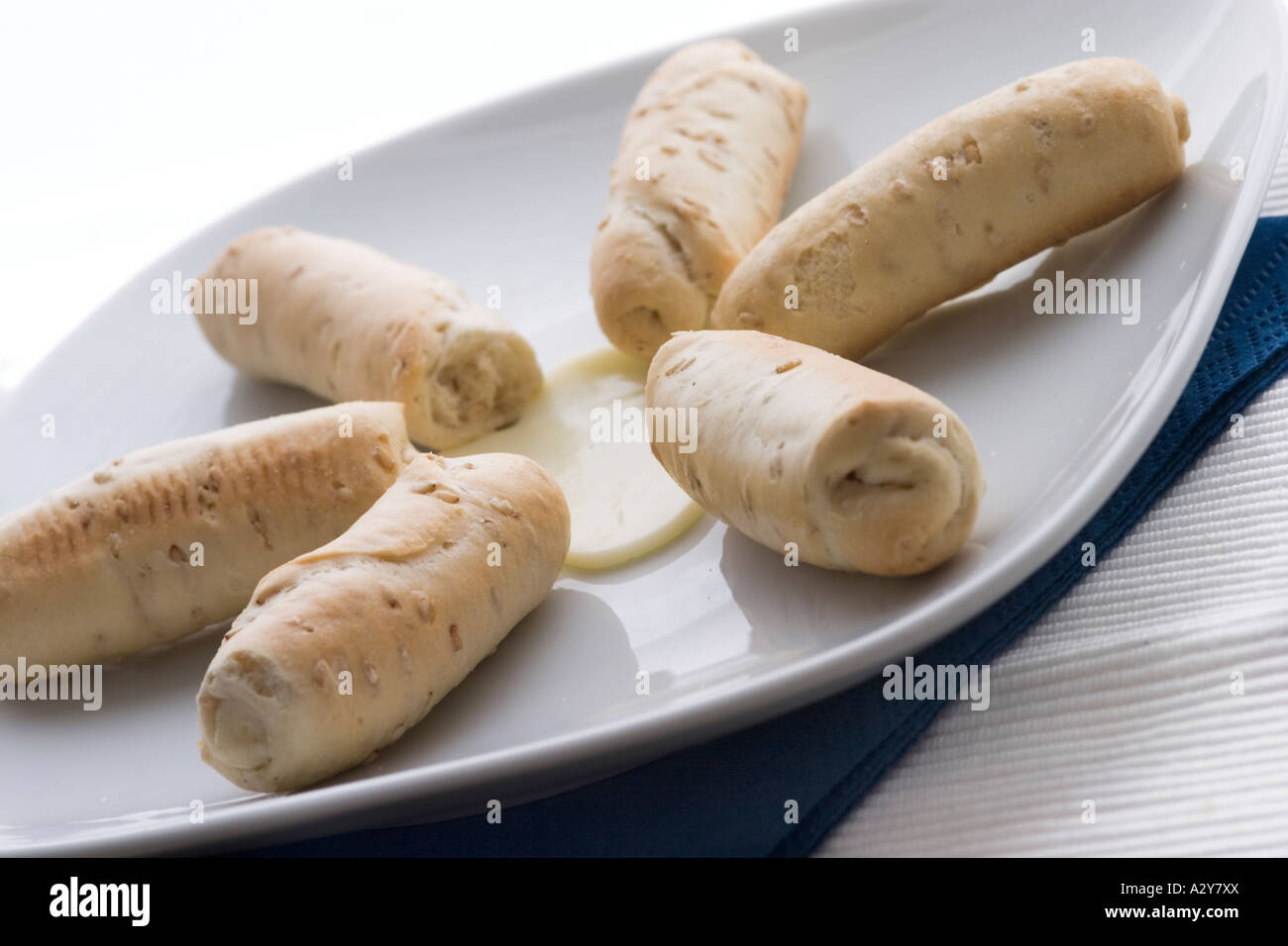 Cheese snack with breadsticks Stock Photo Alamy