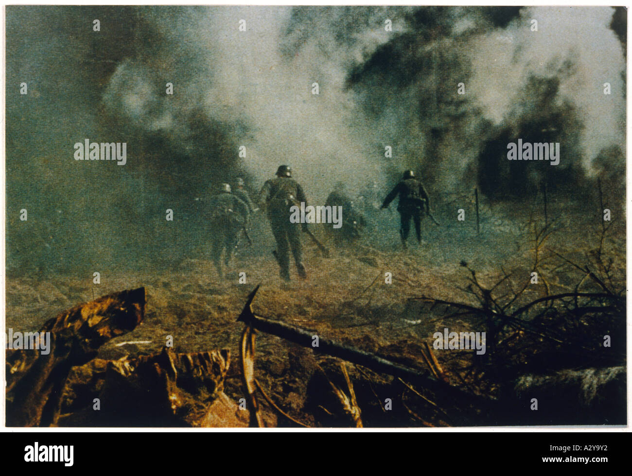 Germans In Forest Stock Photo