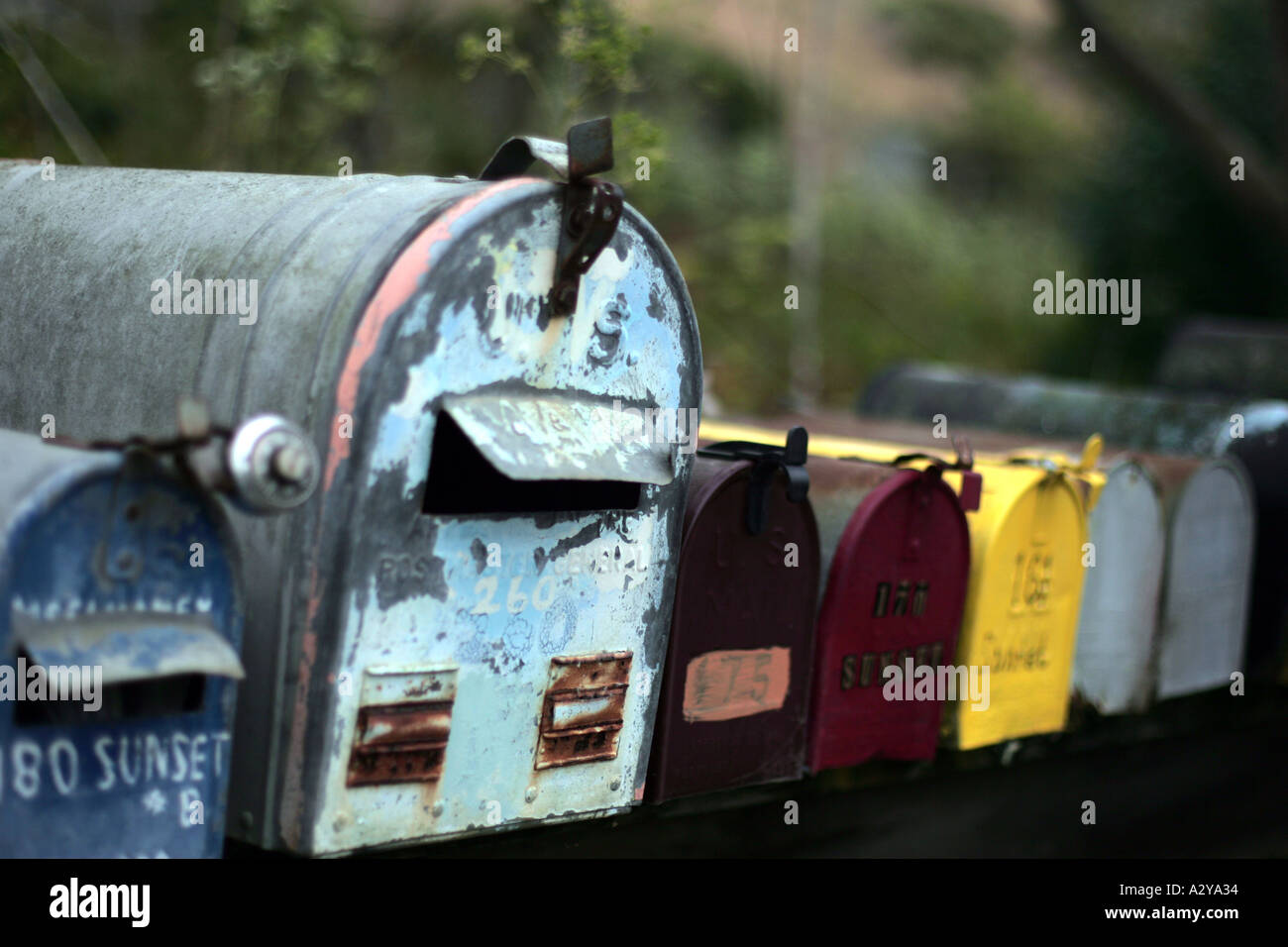 holy mailboxes batman Stock Photo - Alamy