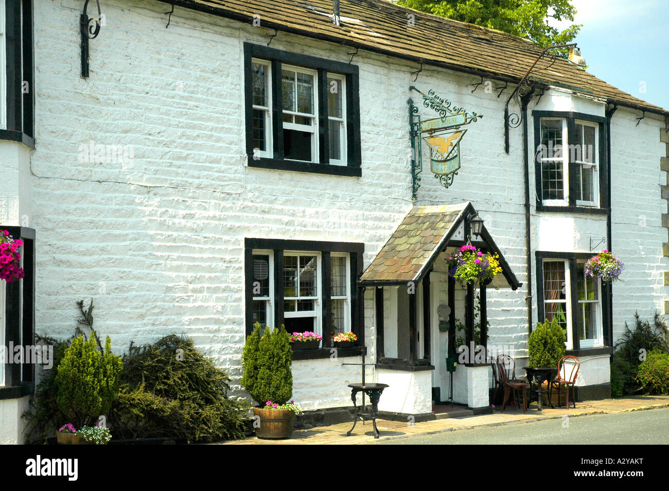 Traditional English pub in Sawley, Lancashire Stock Photo Alamy