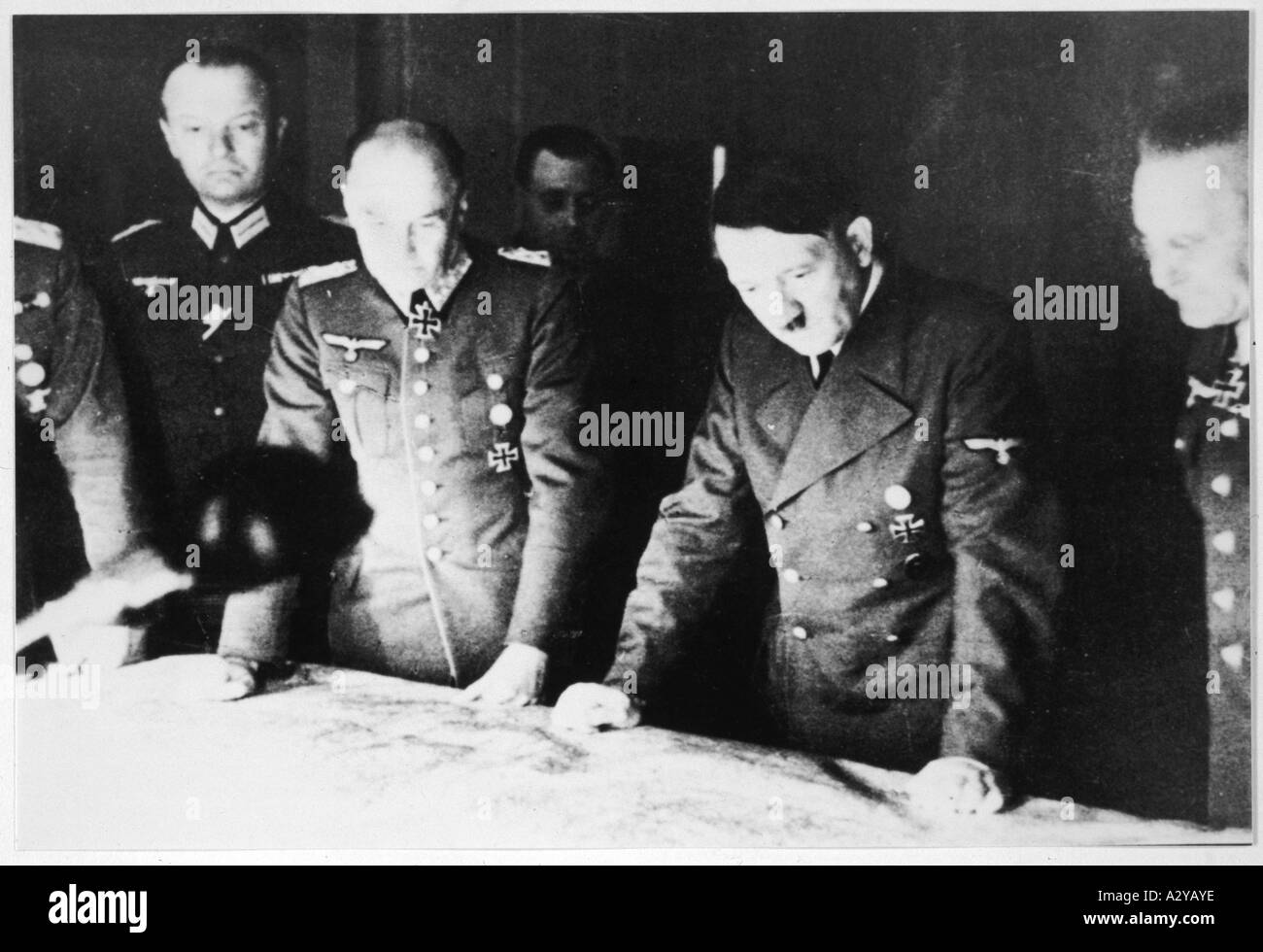 Hitler Von Brauchitsch Stock Photo